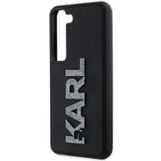 Karl Lagerfeld Kryt Karl Lagerfeld KLHCS24S3DMBKCK Samsung Galaxy S24 hardcase 3D Rubber Glitter Logo black