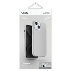 MobilPouzdra.cz Kryt UNIQ Lino Hue Apple iPhone 15 MagClick Charging chalk grey