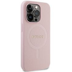 Guess Kryt Guess GUHMP13LPSAHMCP Apple iPhone 13/13 Pro hardcase Saffiano MagSafe pink