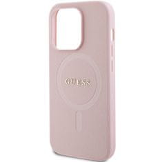 Guess Kryt Guess GUHMP13LPSAHMCP Apple iPhone 13/13 Pro hardcase Saffiano MagSafe pink