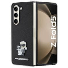 Karl Lagerfeld Kryt Karl Lagerfeld KLHCZFD5SAKCNPK Samsung Galaxy Z Fold5 hardcase Saffiano Karl&Choupette Pin black