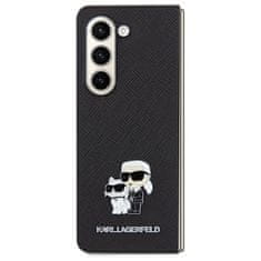 Karl Lagerfeld Kryt Karl Lagerfeld KLHCZFD5SAKCNPK Samsung Galaxy Z Fold5 hardcase Saffiano Karl&Choupette Pin black