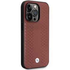 MobilPouzdra.cz Kryt BMW BMHCP14L22RFGR Apple iPhone 14 Pro burgundy Leather Diamond Pattern