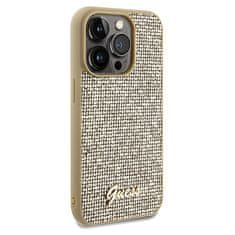 Guess Kryt Guess GUHCP14XPMSDGSD Apple iPhone 14 Pro Max hardcase Disco Metal Script gold