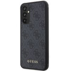 Guess Kryt Guess GUHCSA34G4GFGR Samsung Galaxy A34 5G grey hard case 4G Metal Gold Logo