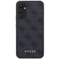 Guess Kryt Guess GUHCSA34G4GFGR Samsung Galaxy A34 5G grey hard case 4G Metal Gold Logo