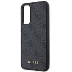 Guess Kryt Guess GUHCSA34G4GFGR Samsung Galaxy A34 5G grey hard case 4G Metal Gold Logo