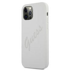 Guess Kryt Guess GUHCP12LLSVSCR Apple iPhone 12 Pro Max cream hardcase Script Vintage