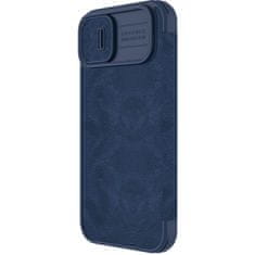 Nillkin Kryt Qin Leather Pro Case Apple iPhone 14 Plus / 15 Plus blue