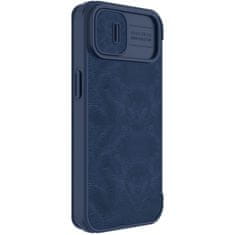 Nillkin Kryt Qin Leather Pro Case Apple iPhone 14 Plus / 15 Plus blue