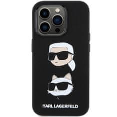 Karl Lagerfeld Kryt Karl Lagerfeld KLHCP15XSDHKCNK Apple iPhone 15 Pro Max Silicone Karl&Choupette Head black