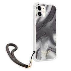 Guess Kryt Guess GUHCP12SKSMAGR Apple iPhone 12 mini grey hardcase Marble Collection