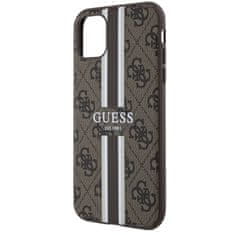 Guess Kryt Guess GUHMN61P4RPSW Apple iPhone 11/XR brown hardcase 4G Printed Stripes MagSafe