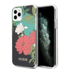 Guess Kryt Guess GUHCN58IMLFL01 Apple iPhone 11 Pro black N°1 Flower Collection