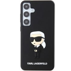 Karl Lagerfeld Kryt Karl Lagerfeld KLHCS24M3DRKINK Samsung Galaxy S24+ Plus hardcase 3D Rubber Ikonik black