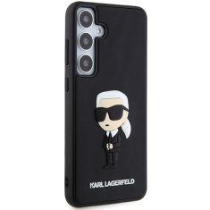 Karl Lagerfeld Kryt Karl Lagerfeld KLHCS24M3DRKINK Samsung Galaxy S24+ Plus hardcase 3D Rubber Ikonik black