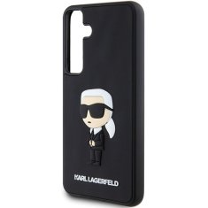 Karl Lagerfeld Kryt Karl Lagerfeld KLHCS24M3DRKINK Samsung Galaxy S24+ Plus hardcase 3D Rubber Ikonik black