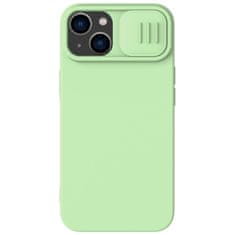 Nillkin Kryt CamShield Silky Silicone MagSafe Apple iPhone 14 Plus / 15 Plus green