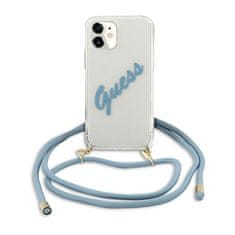 Guess Kryt Guess GUHCP12SCRTVSBL Apple iPhone 12 mini blue hardcase Script Vintage