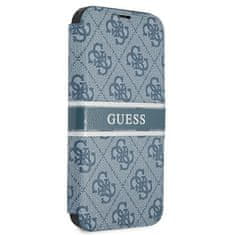 Guess Kryt Guess GUBKP13S4GDBL Apple iPhone 13 mini blue book 4G Stripe