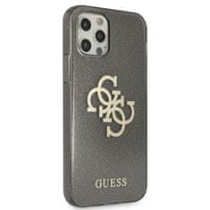 Guess Kryt Guess GUHCP12LPCUGL4GBK Apple iPhone 12 Pro Max black hard case Glitter 4G Big Logo