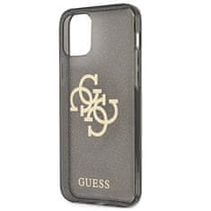 Guess Kryt Guess GUHCP12LPCUGL4GBK Apple iPhone 12 Pro Max black hard case Glitter 4G Big Logo