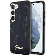 Guess Kryt Guess GUHCS23MPCUMAK Samsung Galaxy S23+ Plus black hardcase Marble