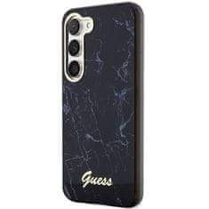 Guess Kryt Guess GUHCS23MPCUMAK Samsung Galaxy S23+ Plus black hardcase Marble