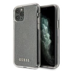 Guess Kryt Guess GUHCN65PCGLSI Apple iPhone 11 Pro Max silver hard case Glitter