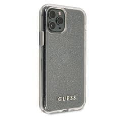 Guess Kryt Guess GUHCN65PCGLSI Apple iPhone 11 Pro Max silver hard case Glitter