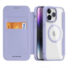 MobilPouzdra.cz Knížkové pouzdro Dux Ducis Skin X Pro MagSafe Apple iPhone 15 Pro Max purple