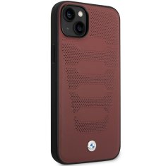 MobilPouzdra.cz Kryt BMW BMHCP14S22RPSR Apple iPhone 14 burgundy Leather Seats Pattern