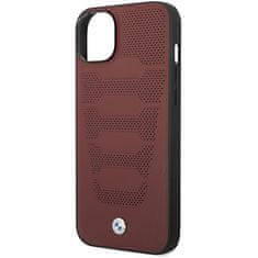 MobilPouzdra.cz Kryt BMW BMHCP14S22RPSR Apple iPhone 14 burgundy Leather Seats Pattern