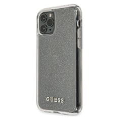 Guess Kryt Guess GUHCN58PCGLSI Apple iPhone 11 Pro silver hard case Glitter