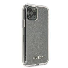 Guess Kryt Guess GUHCN58PCGLSI Apple iPhone 11 Pro silver hard case Glitter