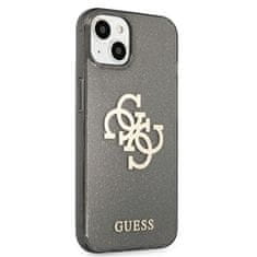 Guess Kryt Guess GUHCP13SPCUGL4GBK Apple iPhone 13 mini black hard case Glitter 4G Big Logo