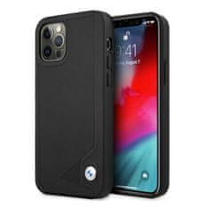 MobilPouzdra.cz Kryt BMW BMHCP12MRCDPK Apple iPhone 12/12 Pro black hardcase Leather Deboss