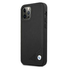 MobilPouzdra.cz Kryt BMW BMHCP12MRCDPK Apple iPhone 12/12 Pro black hardcase Leather Deboss