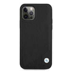 MobilPouzdra.cz Kryt BMW BMHCP12MRCDPK Apple iPhone 12/12 Pro black hardcase Leather Deboss