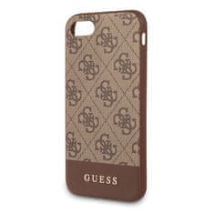 Guess Kryt Guess GUHCI8G4GLBR Apple iPhone SE 2022/SE 2020/8/7 brown hard case 4G Stripe Collection