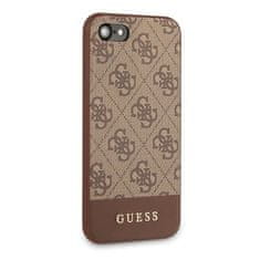 Guess Kryt Guess GUHCI8G4GLBR Apple iPhone SE 2022/SE 2020/8/7 brown hard case 4G Stripe Collection