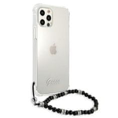 Guess Kryt Guess GUHCP12LKPSBK Apple iPhone 12 Pro Max Transparent hardcase Black Pearl