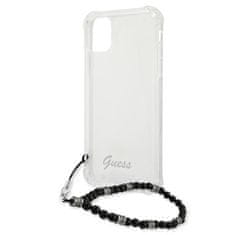 Guess Kryt Guess GUHCP12LKPSBK Apple iPhone 12 Pro Max Transparent hardcase Black Pearl