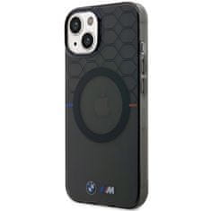 MobilPouzdra.cz Kryt BMW BMHMP13MHGPK Apple iPhone 13 / 14 / 15 Pattern MagSafe grey