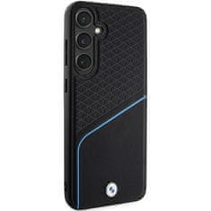 MobilPouzdra.cz Kryt BMW BMHMS24M23RDCLK Samsung Galaxy S24+ Plus hardcase Signature Leather Textured & Line MagSafe black