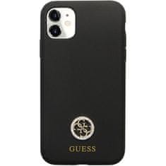 Guess Kryt Guess GUHCN614DGPK Apple iPhone 11/XR hardcase Silicone Logo Strass 4G black