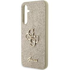 Guess Kryt Guess GUHCS23FEHG4SGD Samsung Galaxy S23 FE hardcase Glitter Script Big 4G gold