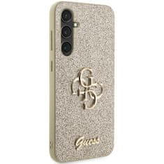 Guess Kryt Guess GUHCS23FEHG4SGD Samsung Galaxy S23 FE hardcase Glitter Script Big 4G gold