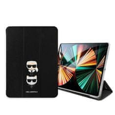 Karl Lagerfeld Kryt Karl Lagerfeld KLFC11OKCK Apple iPad Pro 11 2021 3 Gen Book Cover black Saffiano Karl&Choupette