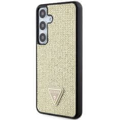 Guess Kryt Guess GUHCS24MHDGPPD Samsung Galaxy S24+ Plus hardcase Rhinestone Triangle gold